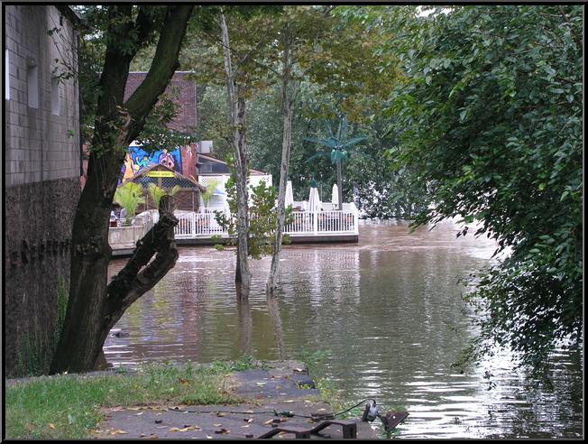 BrewPub Deck got Flooded