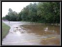 Lock Street parking lot--High water mark visable