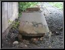 Sewer inlet under Green Lane Bridge--Washout damage