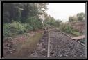 Train Tracks under Green Lane Bridge--Washout damage