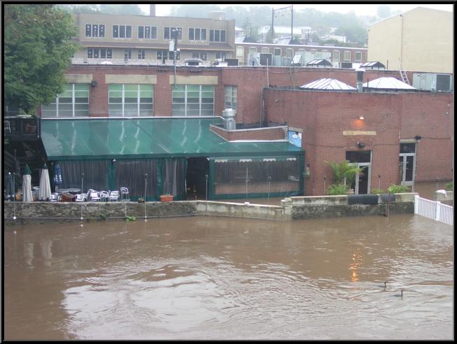 Manayunk Brewing Company from Railroad Bridge