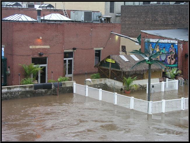 Manayunk Brewing Company from Railroad Bridge