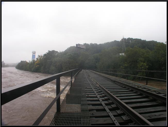 Schuylkill River and Railroad Bridge
