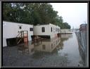 Venice Lofts construction trailers on Flat Rock