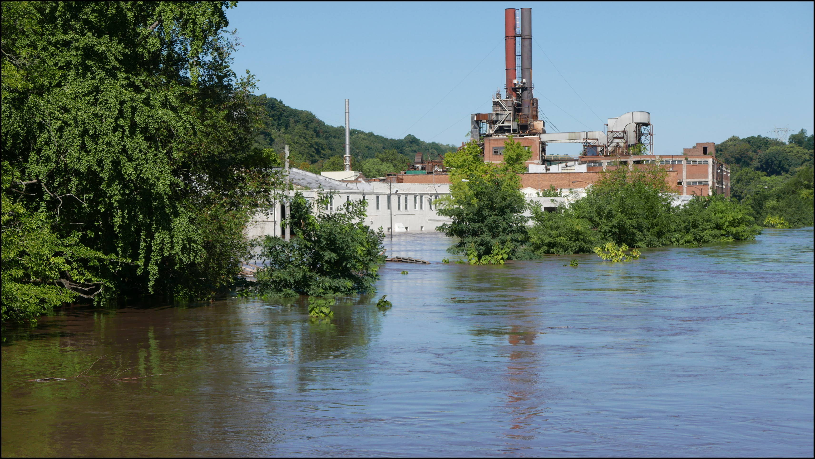 Fountain Street Steps and Flat Rock Road -- Old paper mill