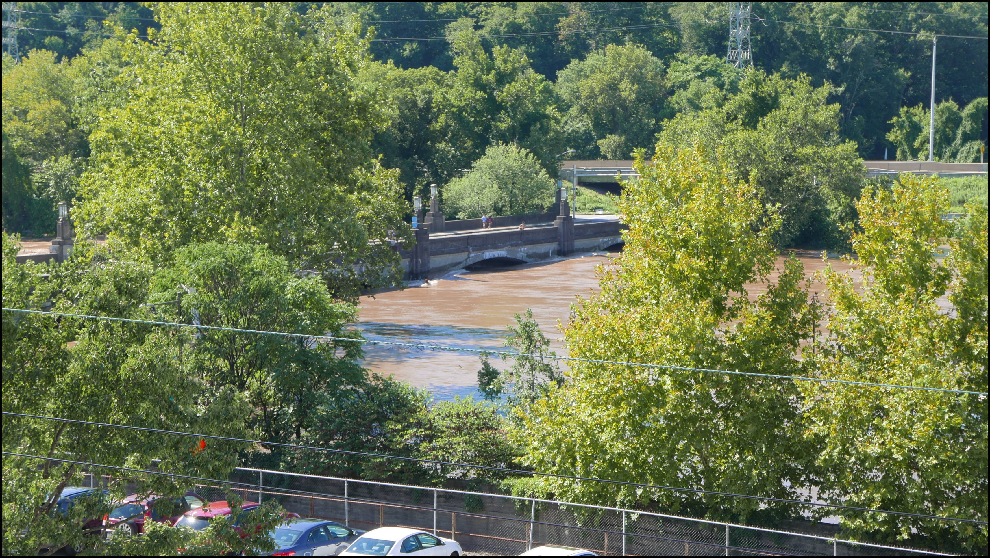 Views from the Manayunk Bridge -- Green Lane bridge