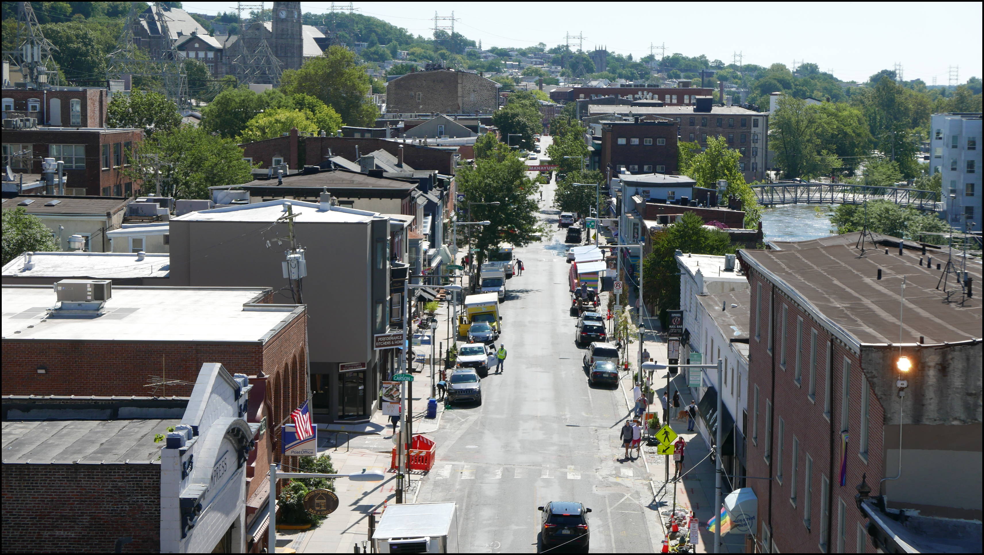 Views from the Manayunk Bridge -- Main Street