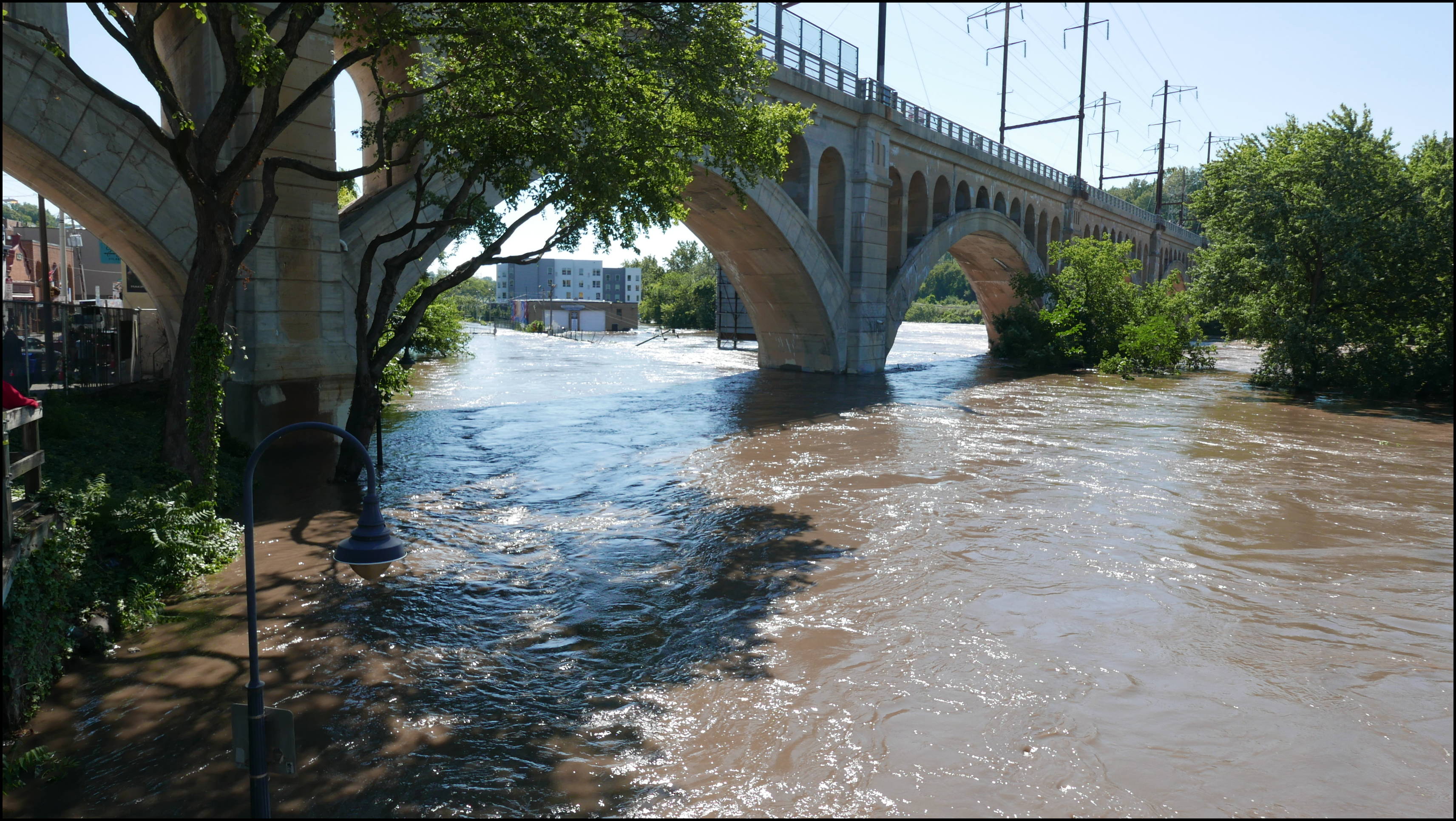 Views from the Green Lane bridge -- The Manayunk Bridge