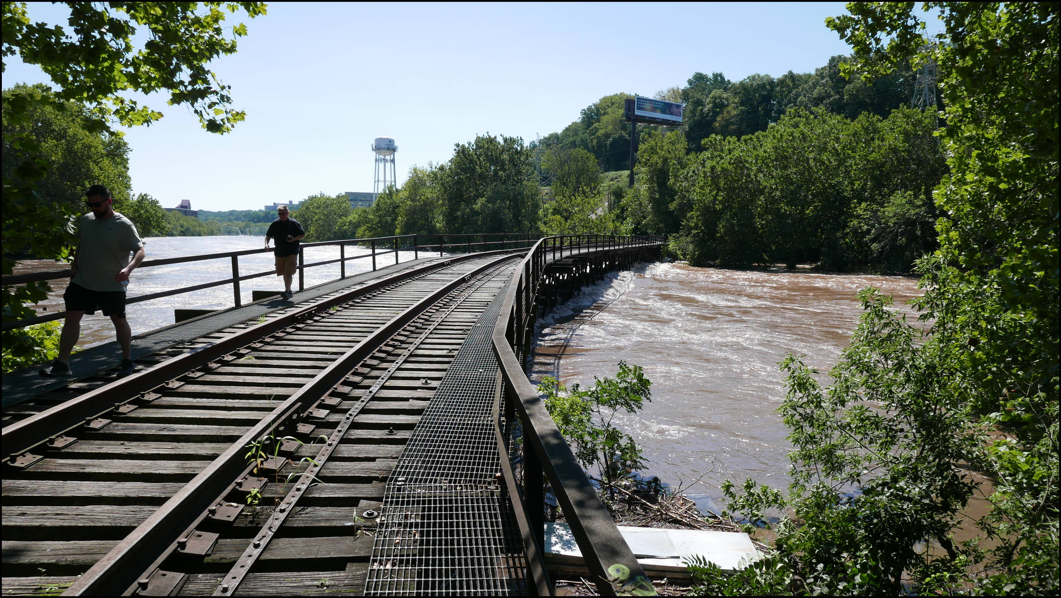 Blackies Bridge -- Bridge looks a little sketchy if something big comes down.