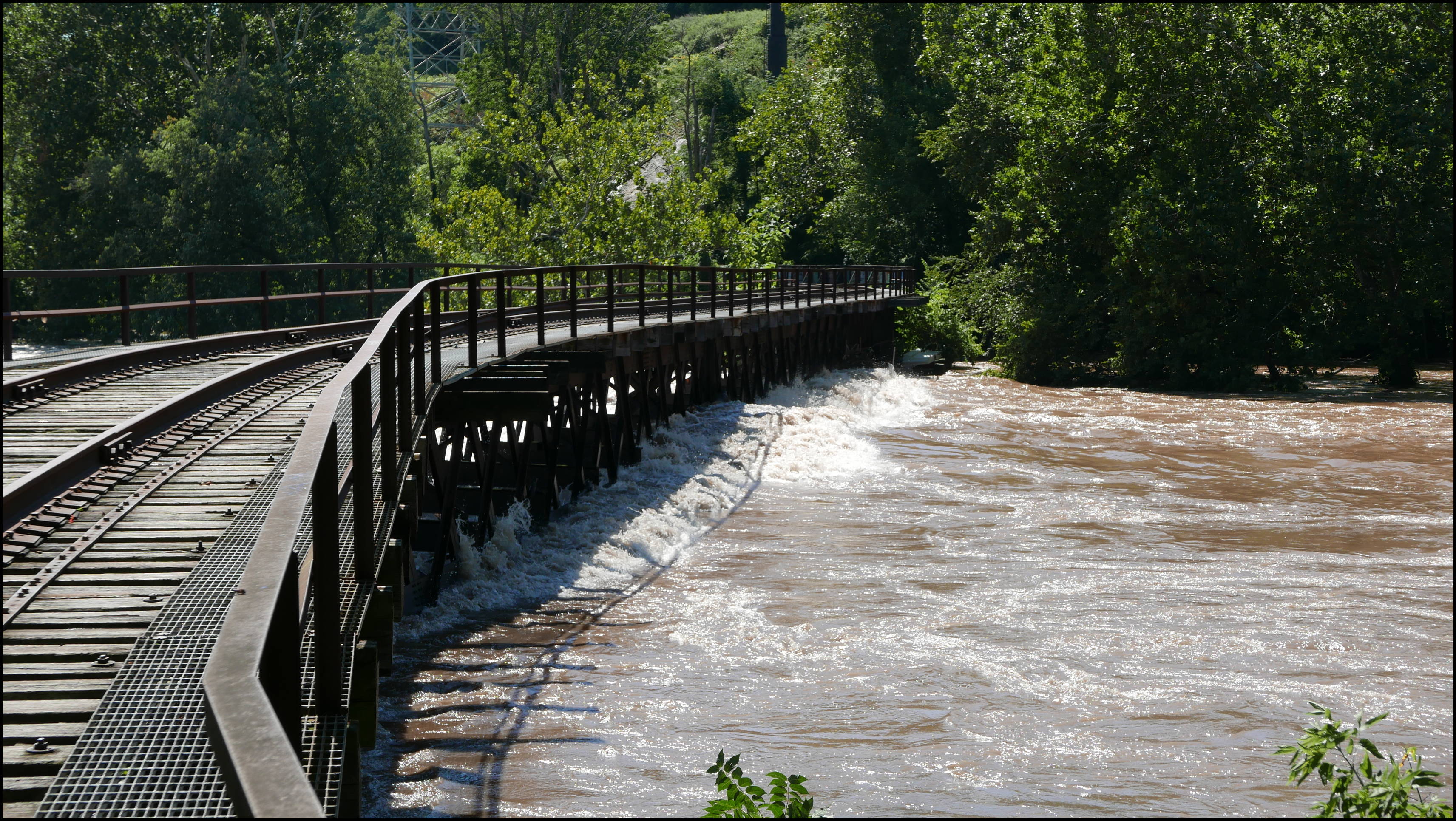 Blackies Bridge -- Bridge looks a little sketchy if something big comes down. You can feel it vibrating.