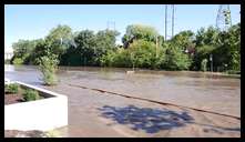 Manayunk Canal behind houses