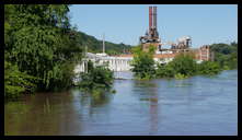 Fountain Street Steps and Flat Rock Road -- Old paper mill