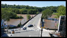 Views from the Manayunk Bridge -- Green Lane bridge