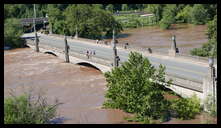 Views from the Manayunk Bridge -- Green Lane bridge