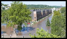 Views from the Manayunk Bridge -- Main Street parking lot