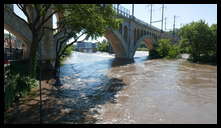 Views from the Green Lane bridge -- The Manayunk Bridge