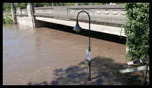 Manayunk Canal and Green Lane Bridge.