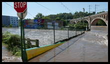 Carson Street foot bridge and the Manayunk Canal