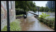 Carson Street foot bridge and the Manayunk Canal