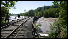 Blackies Bridge -- Bridge looks a little sketchy if something big comes down.