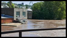 Blackies Bridge -- Back of Manayunk Brewing Company. Record flooding