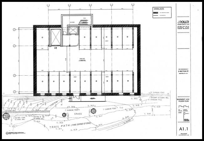 Basement parking plan