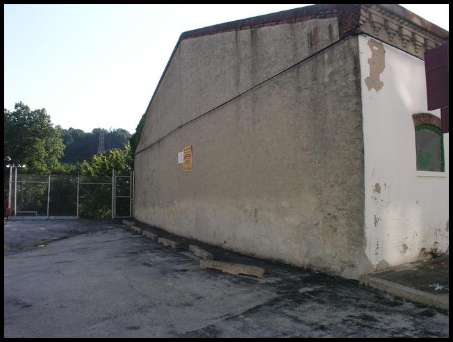Back left corner