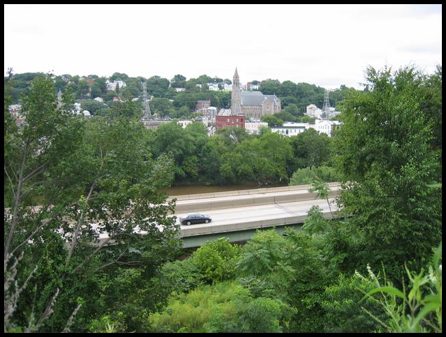 View from above the expressway